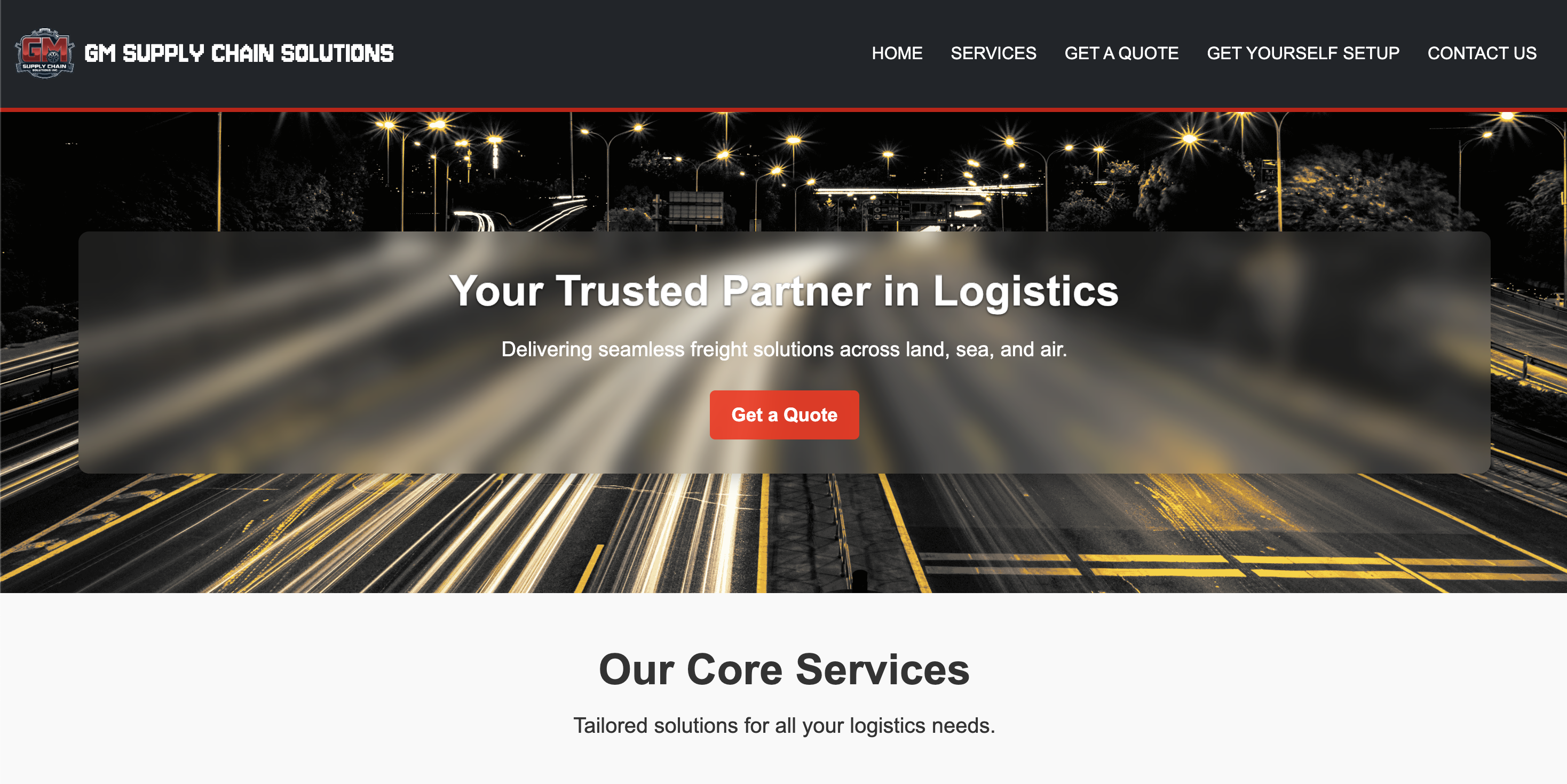 Logistics Web App